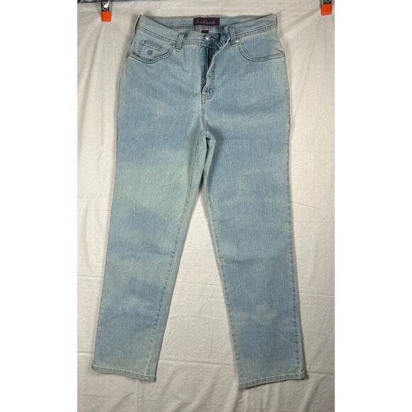 Gloria Vanderbilt Denim - Gloria Vanderbilt Classic High Rise Tapered Jeans - Light Wash - Size 12